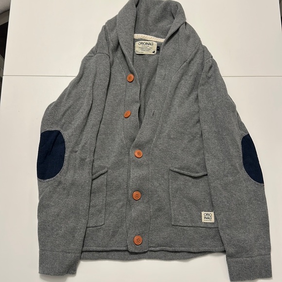 Grey knit cardigan - Picture 1 of 3